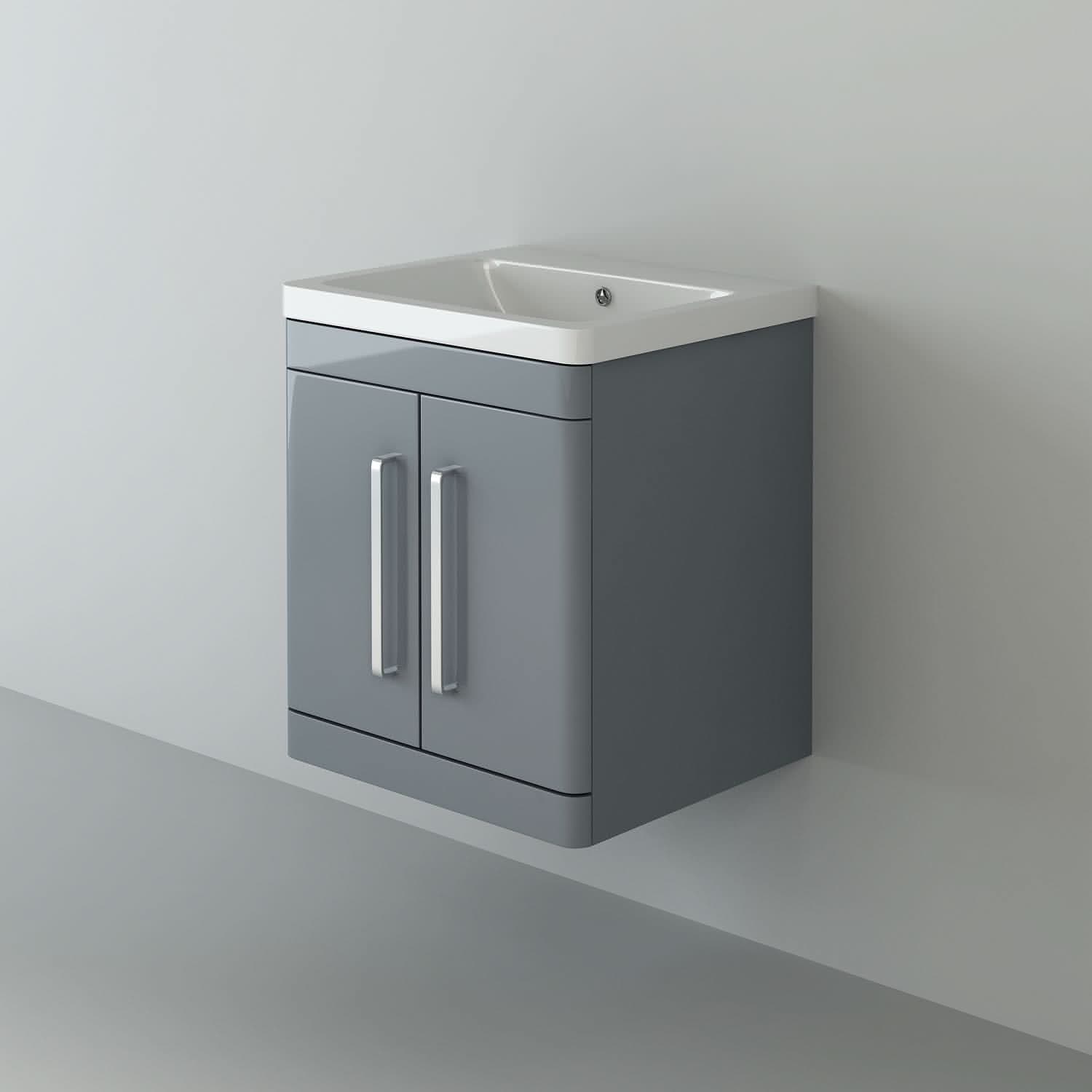 Orion 500 Wall hung 2 door unit and basin