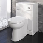 Modern WC Unit With Back To Wall Toilet And Soft Close Seat in Gloss White, ideal for UK bathrooms. Buy now for stylish convenience!