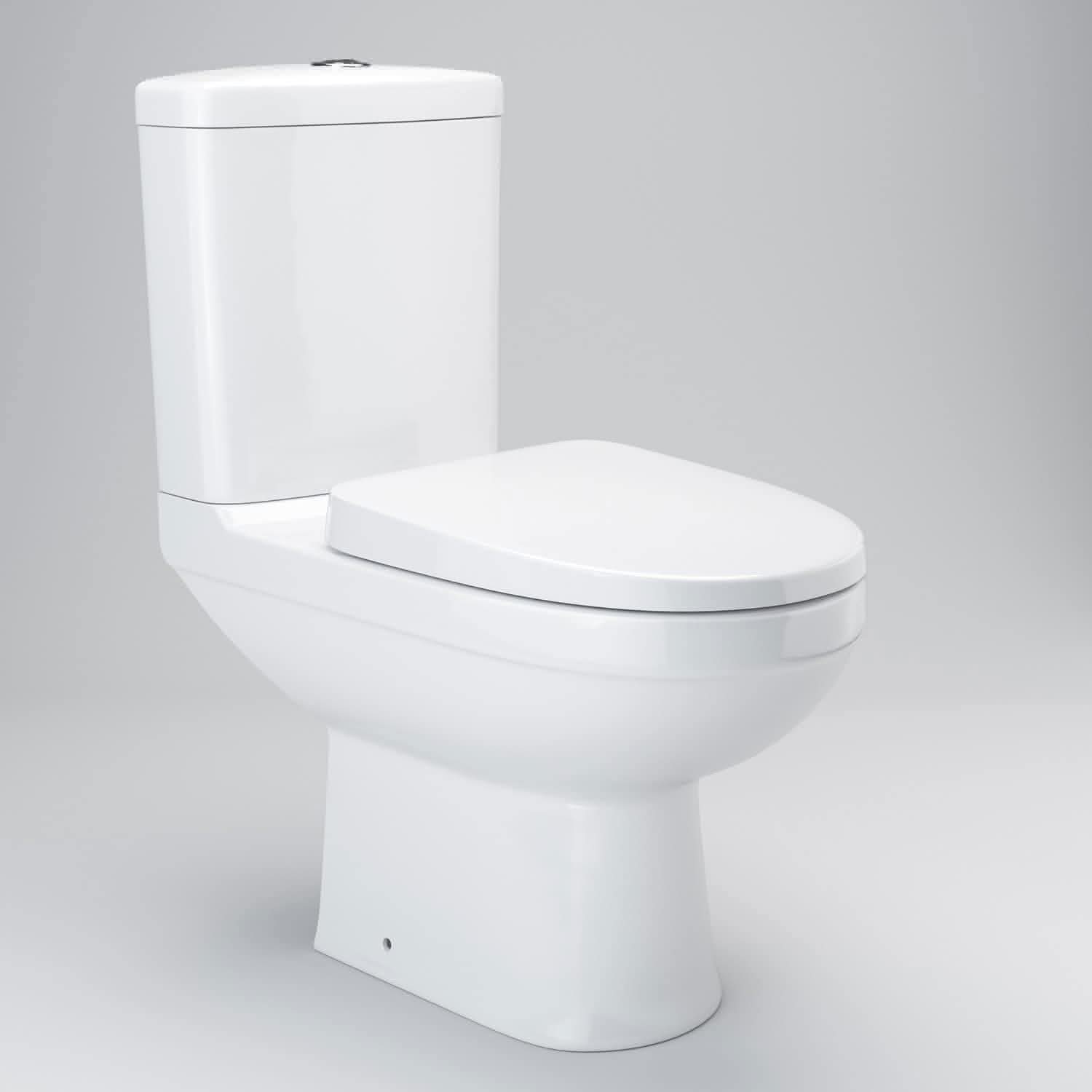 The iBathUK Bathroom Ceramic Suite features a modern vanity sink unit with soft close doors and a close coupled toilet, both in white ceramic, perfect for any contemporary bathroom setup.