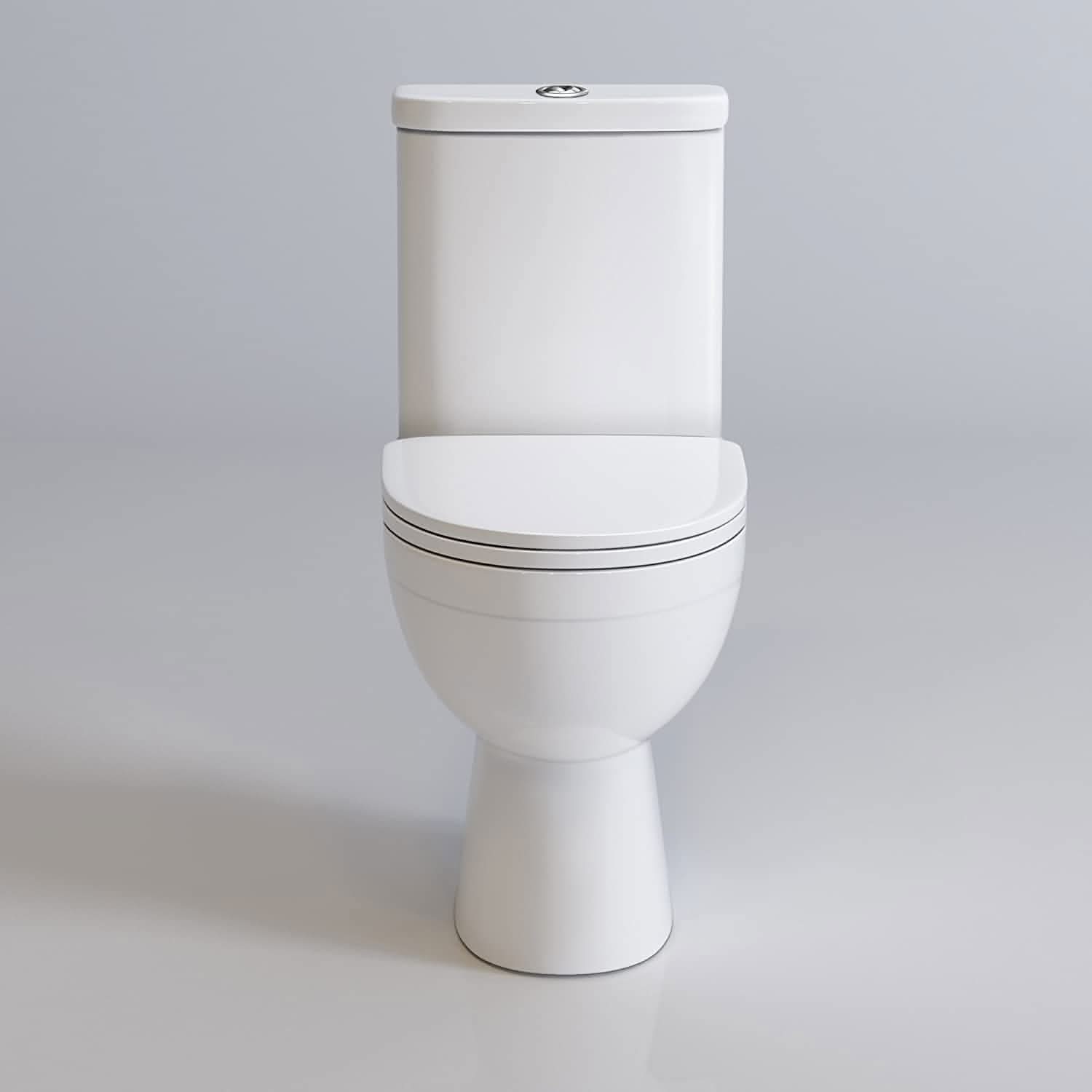 Modern Gloss White Bathroom Combination Unit - Toilet, Seat, Vanity Unit, and Basin. Ideal for UK homes. Stylish and functional design.