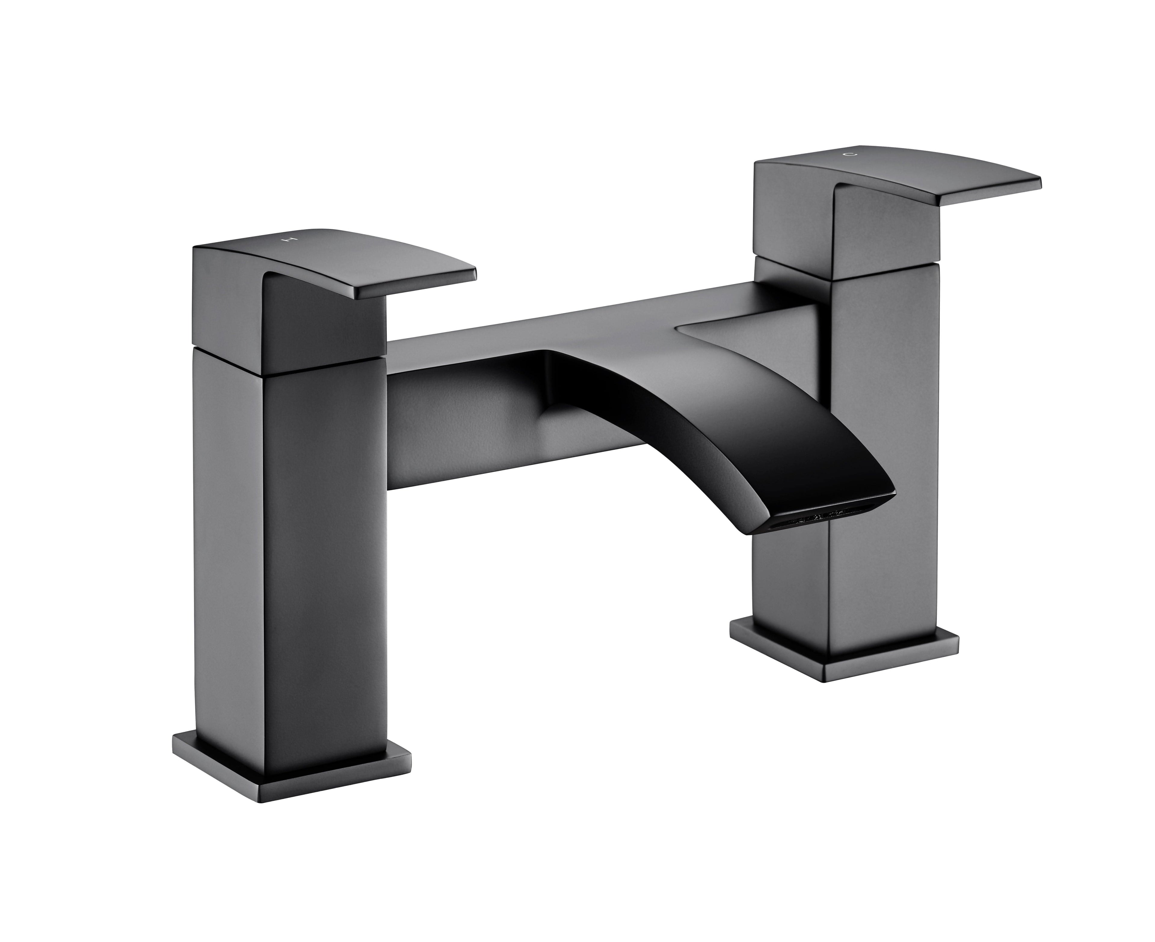 Trace Bath Filler Mixer Tap - Matt Black