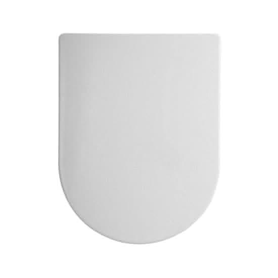 Rimini PP Wrapover Soft Close Toilet Seat in White - Premium design with soft-close feature, perfect for modern UK bathrooms. Durable, easy to install, and maintain.