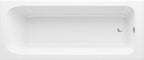 1500mm Small Single Ended Bath Modern Straight White Bathroom Bathtub