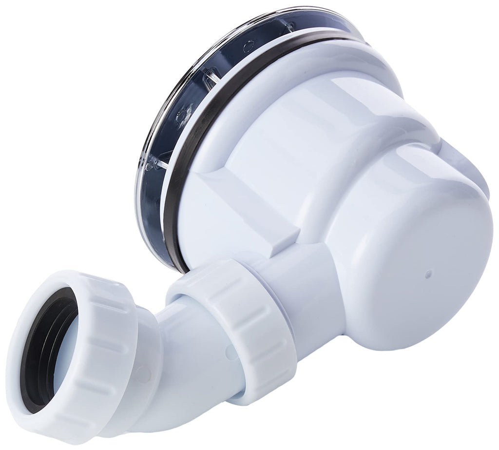 90mm Hi Flow chrome Shower Tray Waste