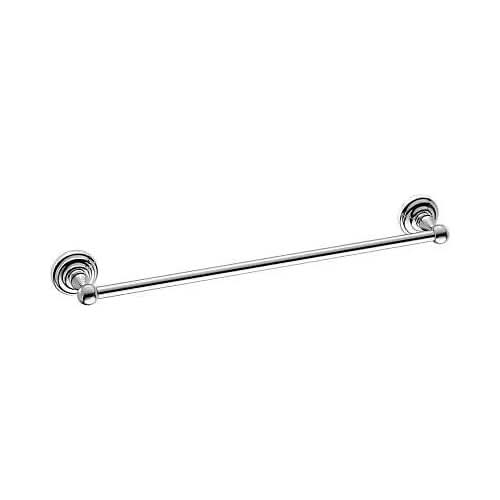 Traditional Wall Mounted Towel Rail Bar - Chrome