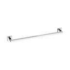 Modern Wall Mounted Square Towel Rail Bar - Chrome