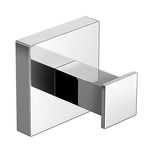 Modern Square Towel Robe Hook  - Chrome