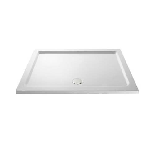 Shower Enclosure Tray Walk In Slimline Wet Square Rectangle Quad White Wet Room