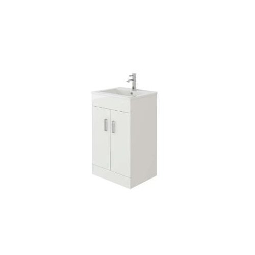 Desire Venus 800 White FS Unit and Slim-Edge Basin - (FLATPACK)