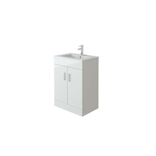 Desire Venus 800 White FS Unit and Slim-Edge Basin - (FLATPACK)