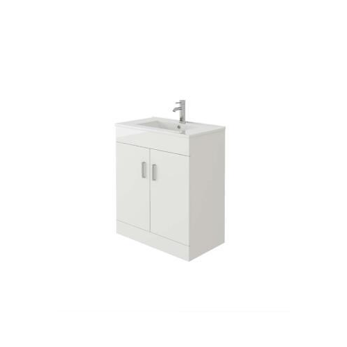 Desire Venus 800 White FS Unit and Slim-Edge Basin - (FLATPACK)