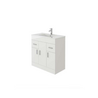 Desire Venus 800 White FS Unit and Slim-Edge Basin - (FLATPACK)
