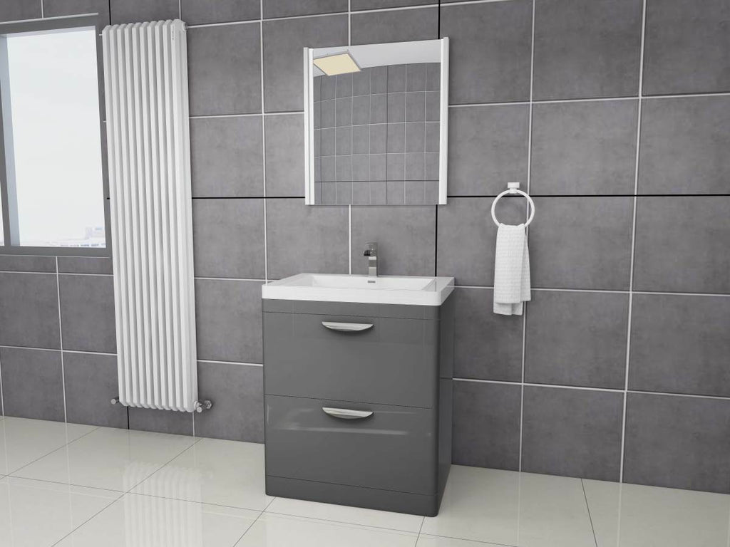 Apollo 2 Drawer Floorstanding Vanity With Basin