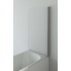 Curved Edge Straight Bath Screen - 1400 x 800mm