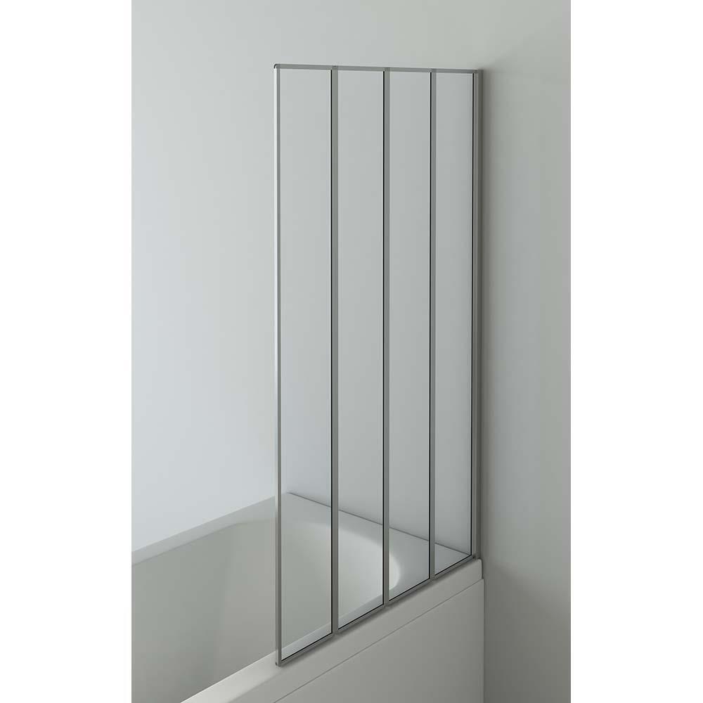 4-Fold Concertina Bath Screen - 1400x800mm