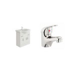 Linx 750mm Vanity Sink Cabinet Unit & Mono Basin Mixer Tap