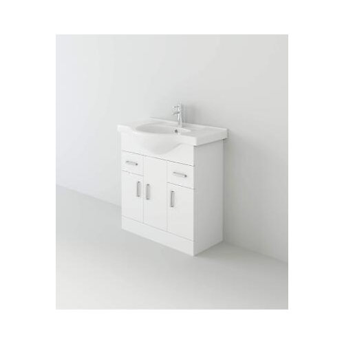Linx 750mm Vanity Sink Cabinet Unit & Mono Basin Mixer Tap