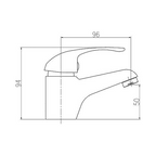 Linx 750mm Vanity Sink Cabinet Unit & Mono Basin Mixer Tap