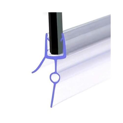 Bath Shower Screen Rubber Seal Strip Glass Thickness 4-6 and 8-10mm Gap 7-23mm