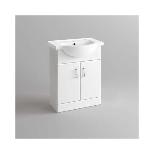 QUARTZ 650 BASIN UNIT HIGH GLOSS WHITE