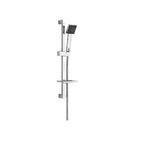Bathroom Shower Mixer Exposed Thermostatic Set Riser Rail Bar Shower Soap Dish