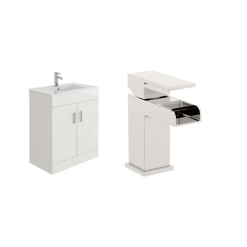 Sphinx 1000mm Vanity Sink Unit & Waterfall Basin Mixer Tap