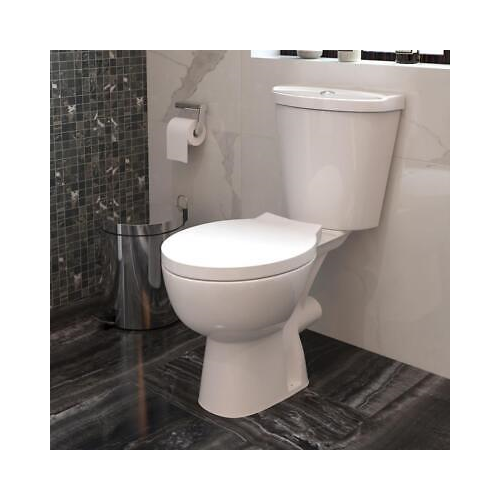 Desire BASICS Close Coupled Toilet Pan, Cistern & SC Seat