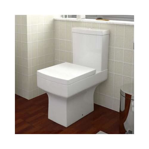 Belfort Ceramic Close Coupled Toilet - White