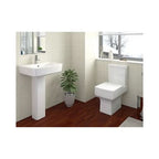 Belfort Ceramic Close Coupled Toilet - White
