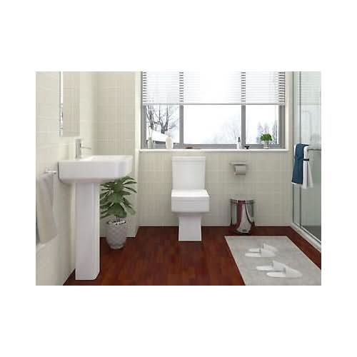 Belfort Ceramic Close Coupled Toilet - White
