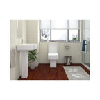 Belfort Ceramic Close Coupled Toilet - White