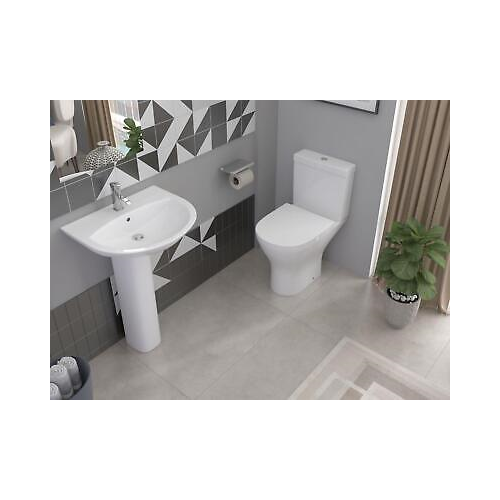 Palma CC Pan, Cistern & Wrapover PP Seat