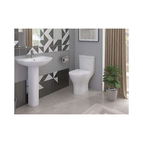 Palma CC Pan, Cistern & Wrapover PP Seat