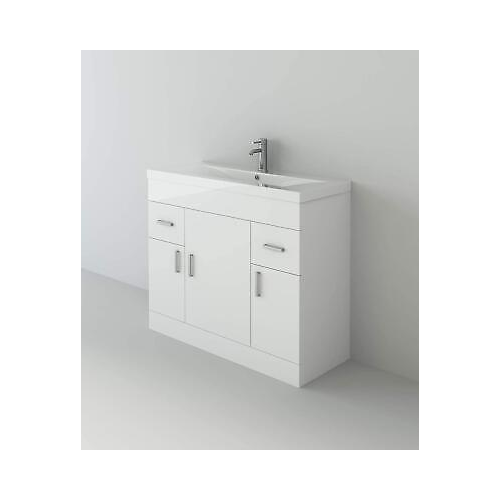 Sobek 1000mm Vanity Sink Unit & Waterfall Basin Mixer Tap