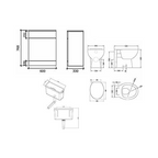 Linx 1800 Combo Set 1200 Vanity with WC Pack