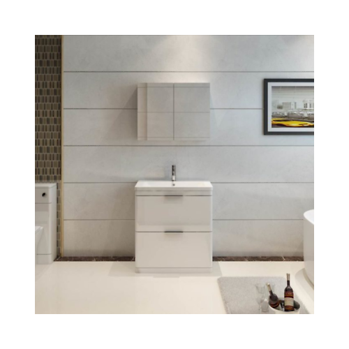 Comet Luxury Waterproof Vanity unit & Basin- White
