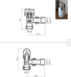 Technical drawings of the iBathUK Apex Vertical Double Panel Slim Flat Designer Radiator, with dimensions in millimeters and labeled details. An inset photo shows the contemporary metal radiator, ideal for modern spaces.