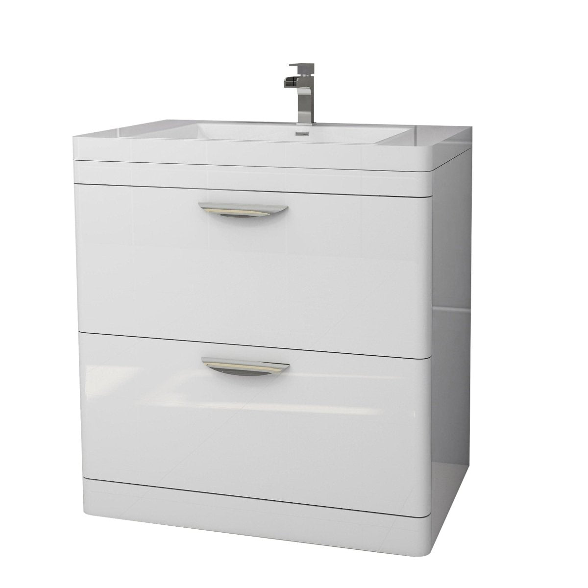Apollo 2 Drawer Floorstanding Vanity With Basin