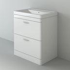 Apollo 2 Drawer Floorstanding Vanity With Basin