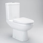 Sabrosa II Toilet & 650mm Quartz Basin Cabinet Set - Gloss White