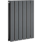 The iBathUK Apex Horizontal Radiator is a modern, designer radiator featuring a double slim flat panel design and matte gray finish.