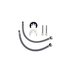 Kelvin Square Waterfall Mono Basin Mixer Tap - Matt Black