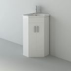 Corner 400 Unit and basin - White (BB.VTCW001)