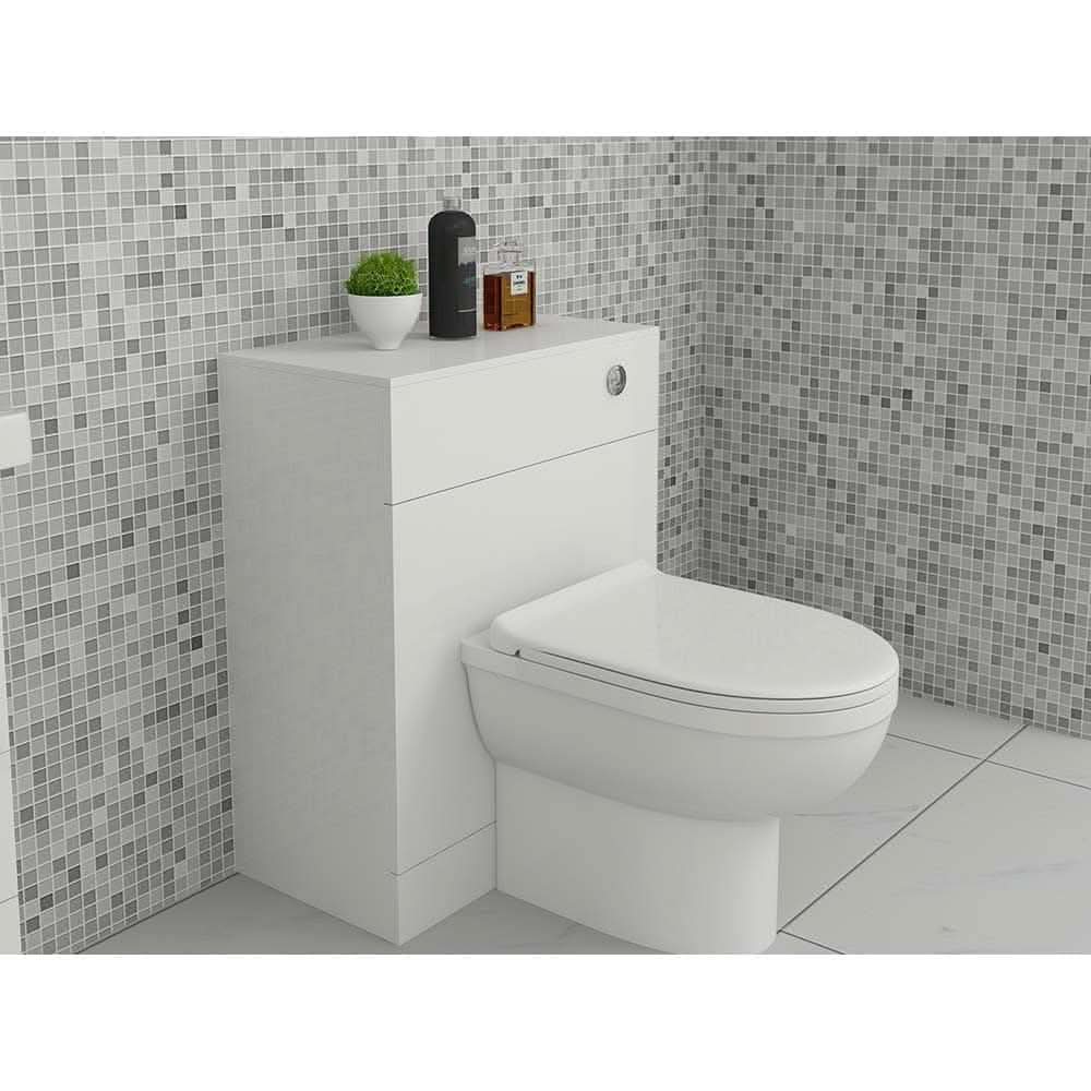 Mars WC Unit - 500mm x 300mm - Gloss White