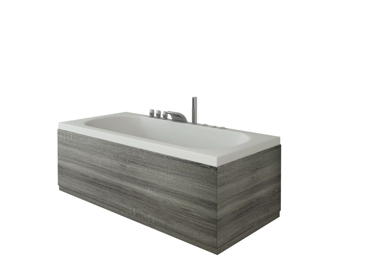 MDF Bath End panel 2pc Avola Grey