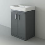 Solar Modern Bathroom Suite - 600mm Wide Unit