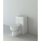 Linx Ceramic D Shaped Back to Wall Toilet - 600 x 330mm Gloss White