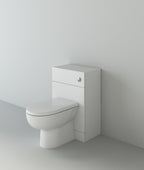 Linx Ceramic D Shaped Back to Wall Toilet - 600 x 330mm Gloss White