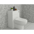 Linx Ceramic D Shaped Back to Wall Toilet - 600 x 330mm Gloss White