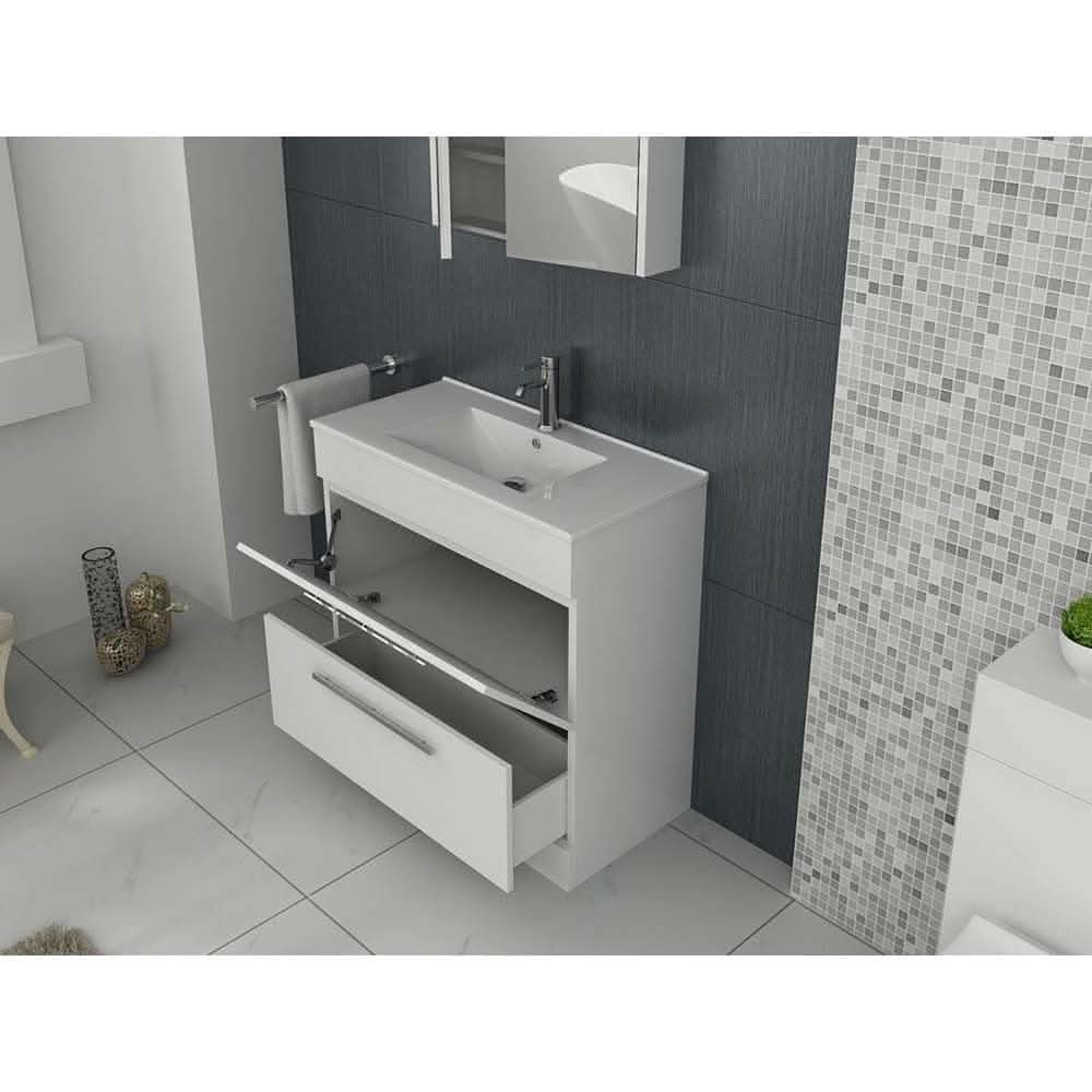 Desire Venus 800 Mid Edged Basin Unit -2 Storage Section